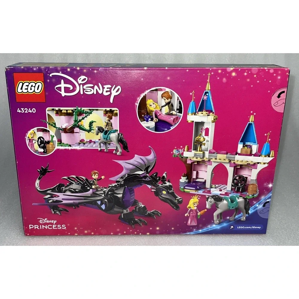 Lego Disney Princess Maleficent's Dragon Form & Aurora's‎ Castle (583 pcs) 43240